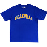 Throwback T-Shirt bleu 'Belleville' Throwback