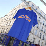 Throwback T-Shirt bleu 'Belleville' Throwback