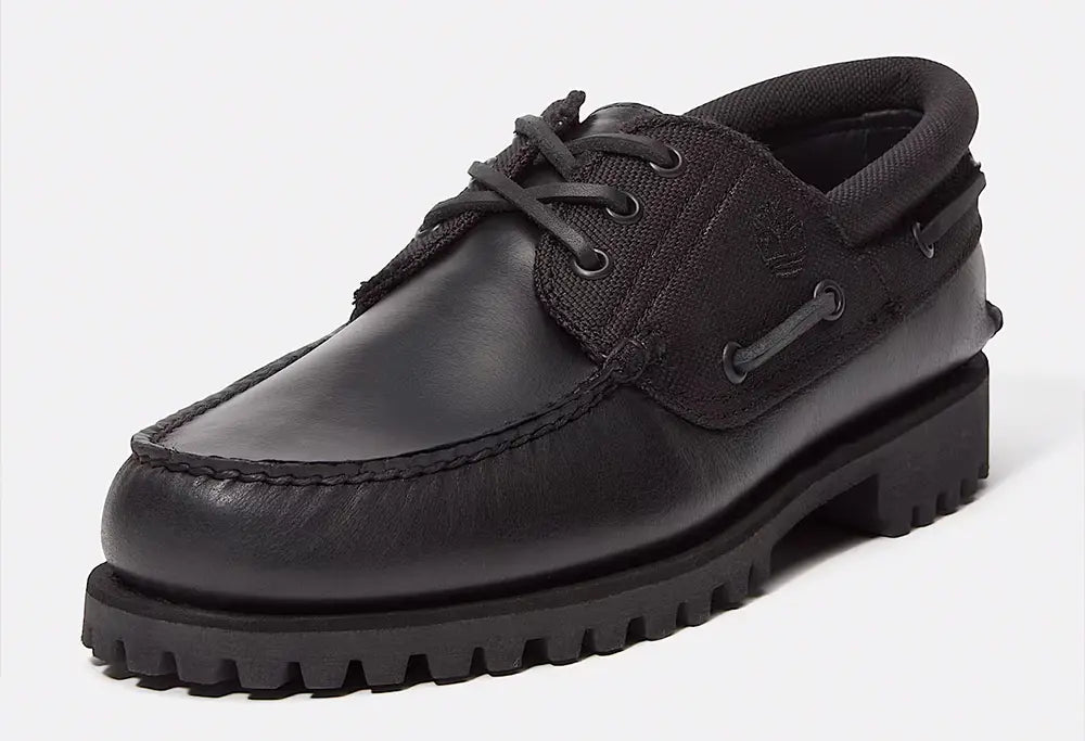 Timberland Authentic 3 Eye boat Shoe Black Timberland