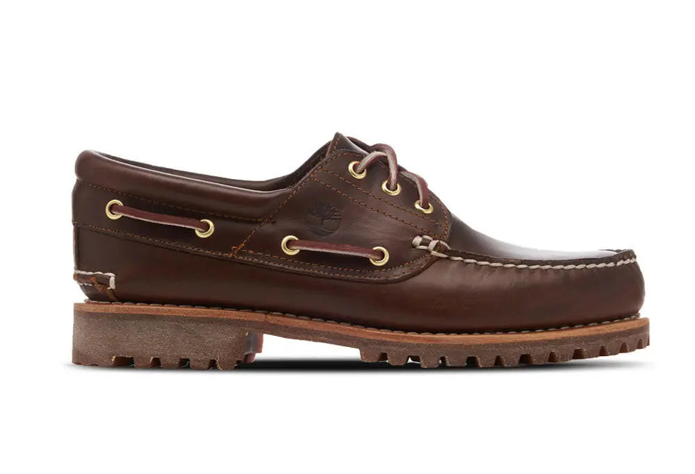 Timberland Authentic 3 Eye boat Shoe Brown Timberland