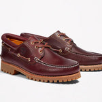 Timberland Authentic 3 Eye boat Shoe Burgundy Timberland