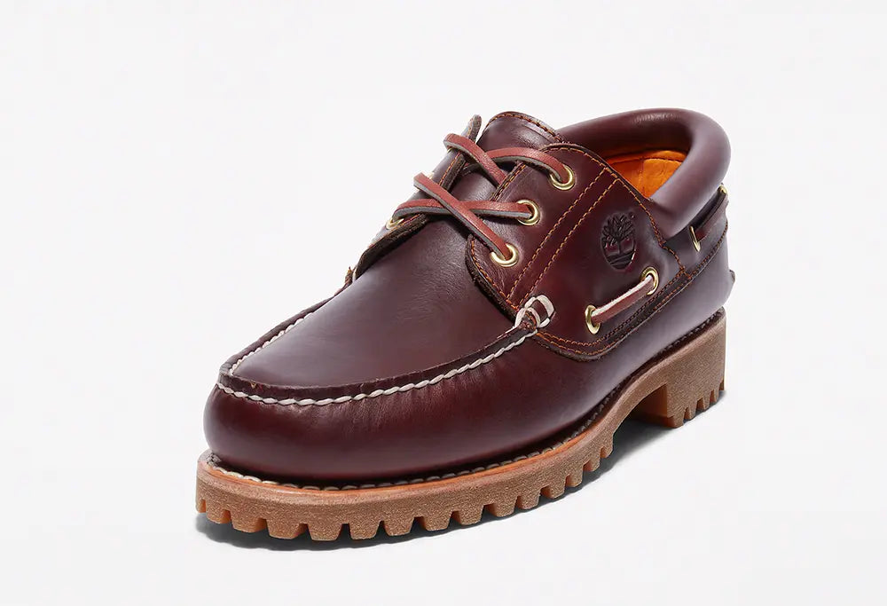 Timberland Authentic 3 Eye boat Shoe Burgundy Timberland