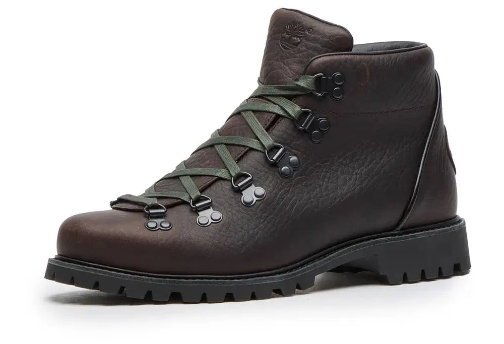 Timberland Authentic Hike Mid Marron - Dark Brown & Green - Timberland