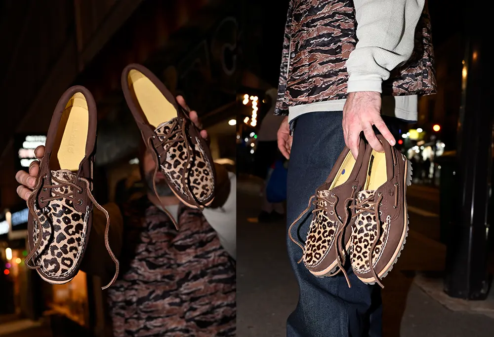 Timberland Chaussure 3 Eye Boat Leopard Timberland