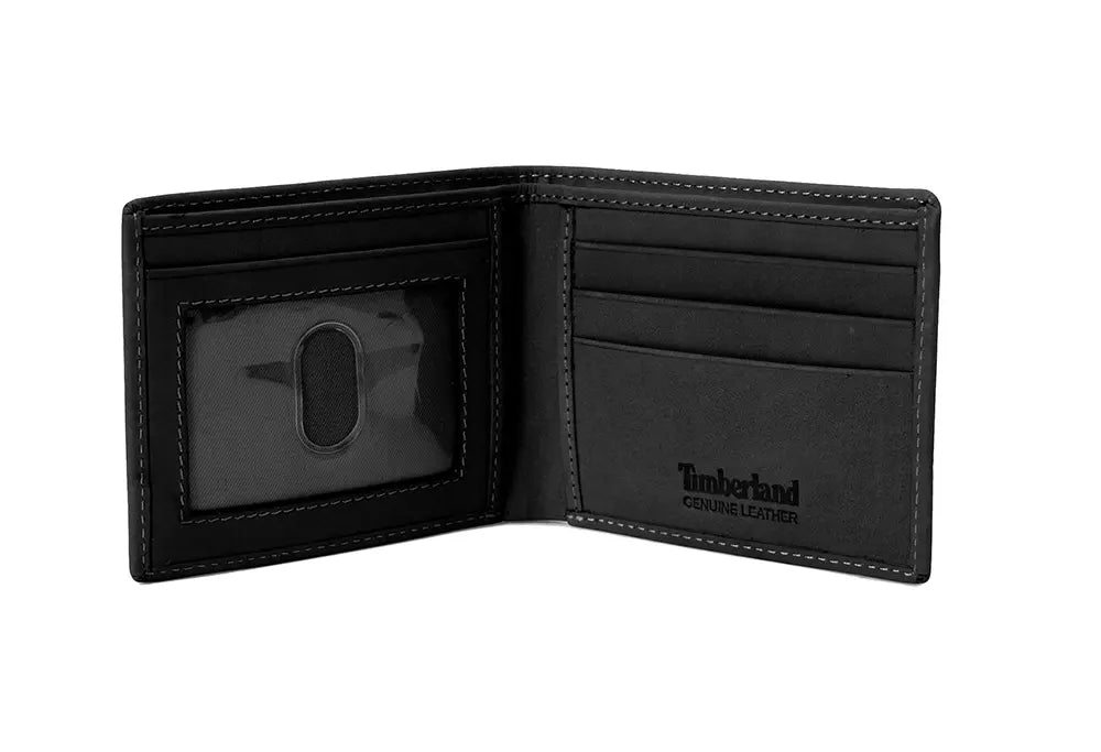 Timberland Ensemble Portefeuille et Porte-Clés Pliable Noir Timberland