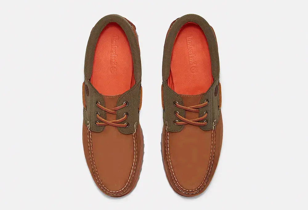 Timberland Authentic 3 Eye boat Medium Brown Nubuck Timberland