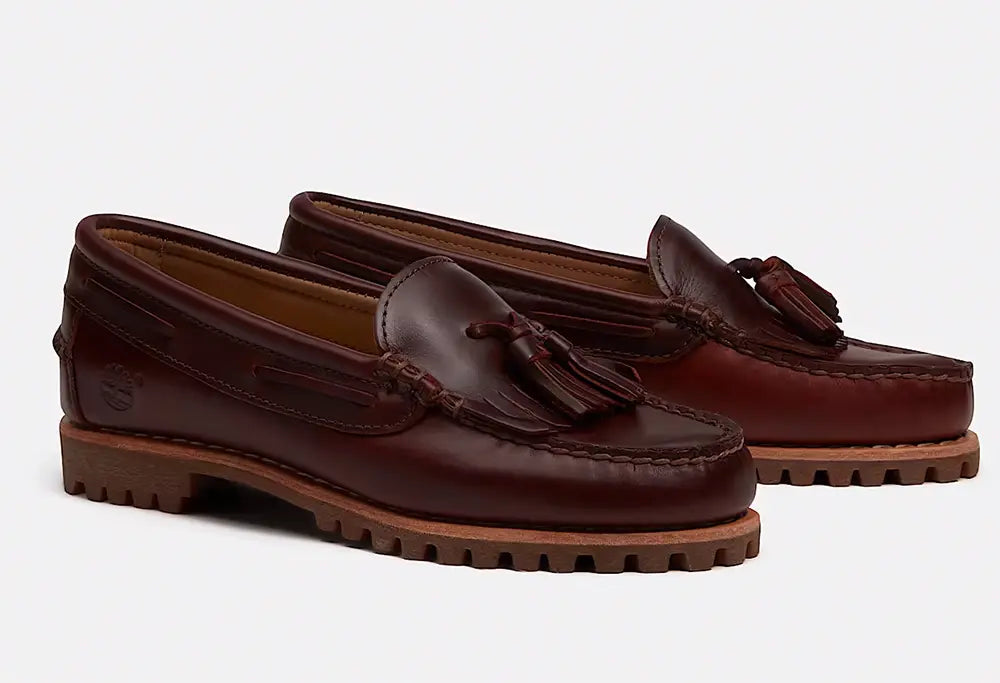 Timberland Mocassin frangé Authentic Unisexe - Bordeaux Timberland