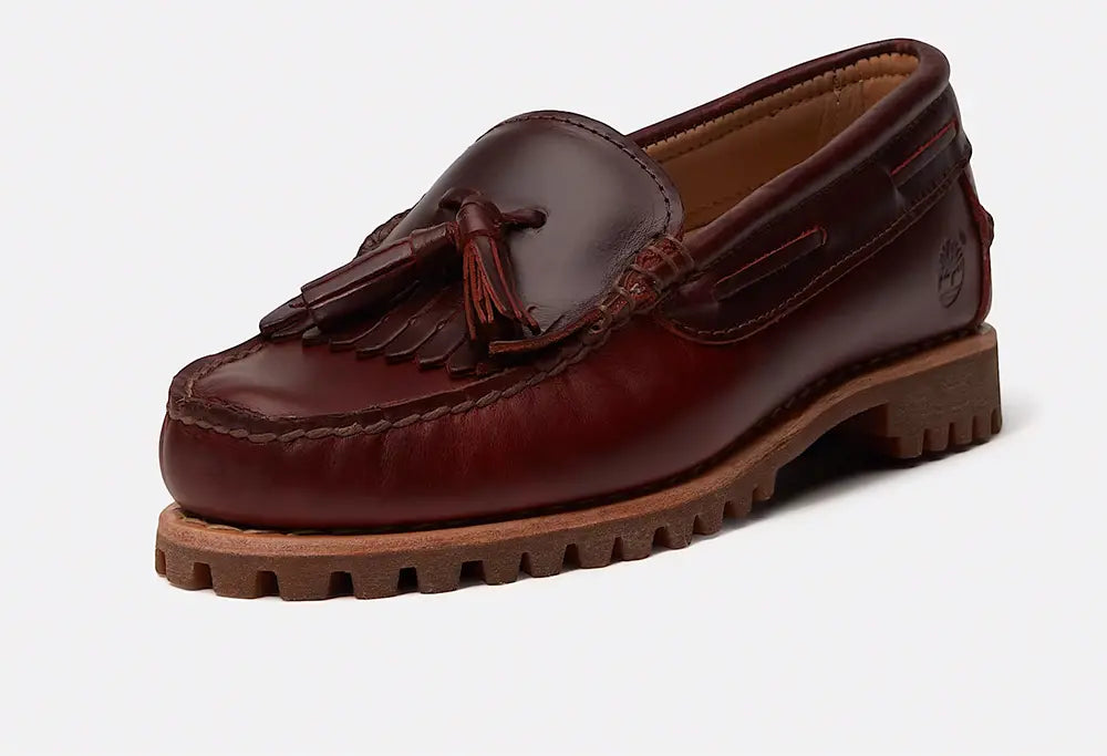Timberland Mocassin frangé Authentic Unisexe - Bordeaux Timberland