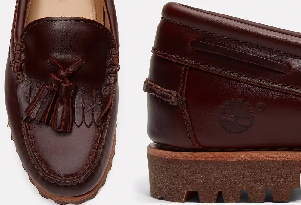 Timberland Mocassin frangé Authentic Unisexe - Bordeaux Timberland