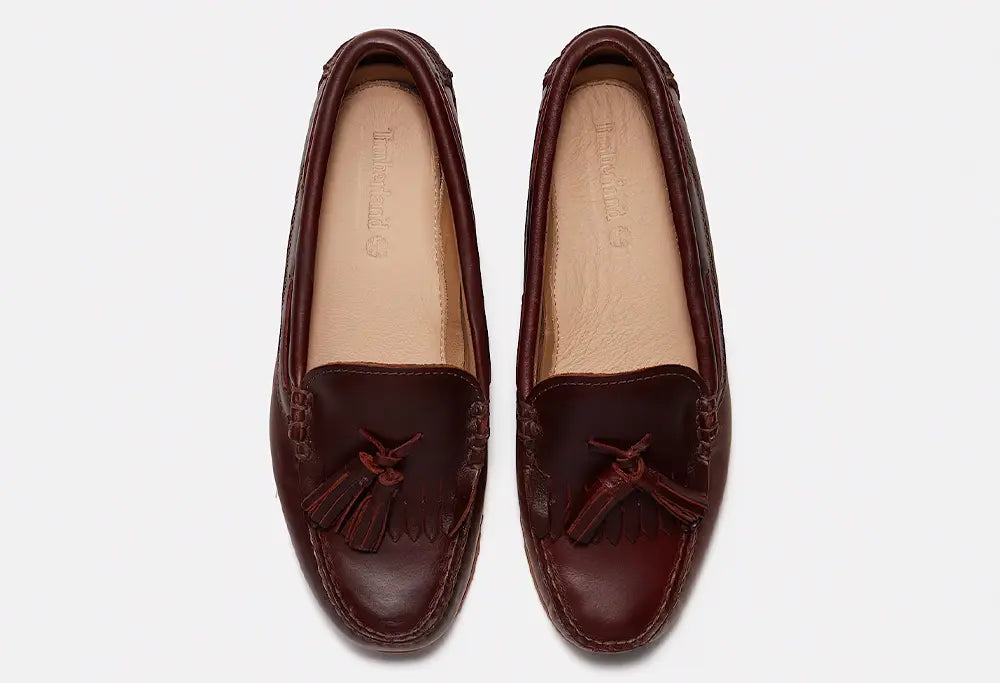 Timberland Mocassin frangé Authentic Unisexe - Bordeaux Timberland
