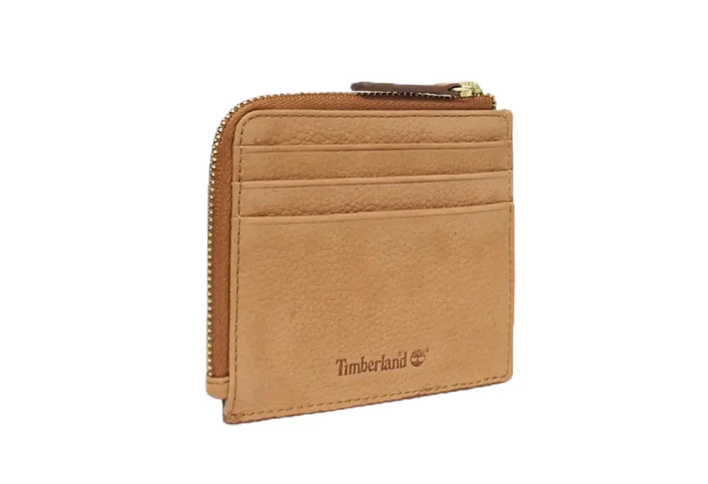 Timberland Porte-cartes cuir jaune Timberland