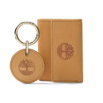 Timberland Portefeuille Pliant à Trois Volets et Porte-Clés Marron Timberland