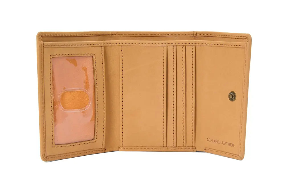 Timberland Portefeuille Pliant à Trois Volets et Porte-Clés Marron Timberland