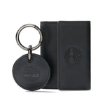 Timberland Portefeuille Pliant à Trois Volets et Porte-Clés Noir Timberland