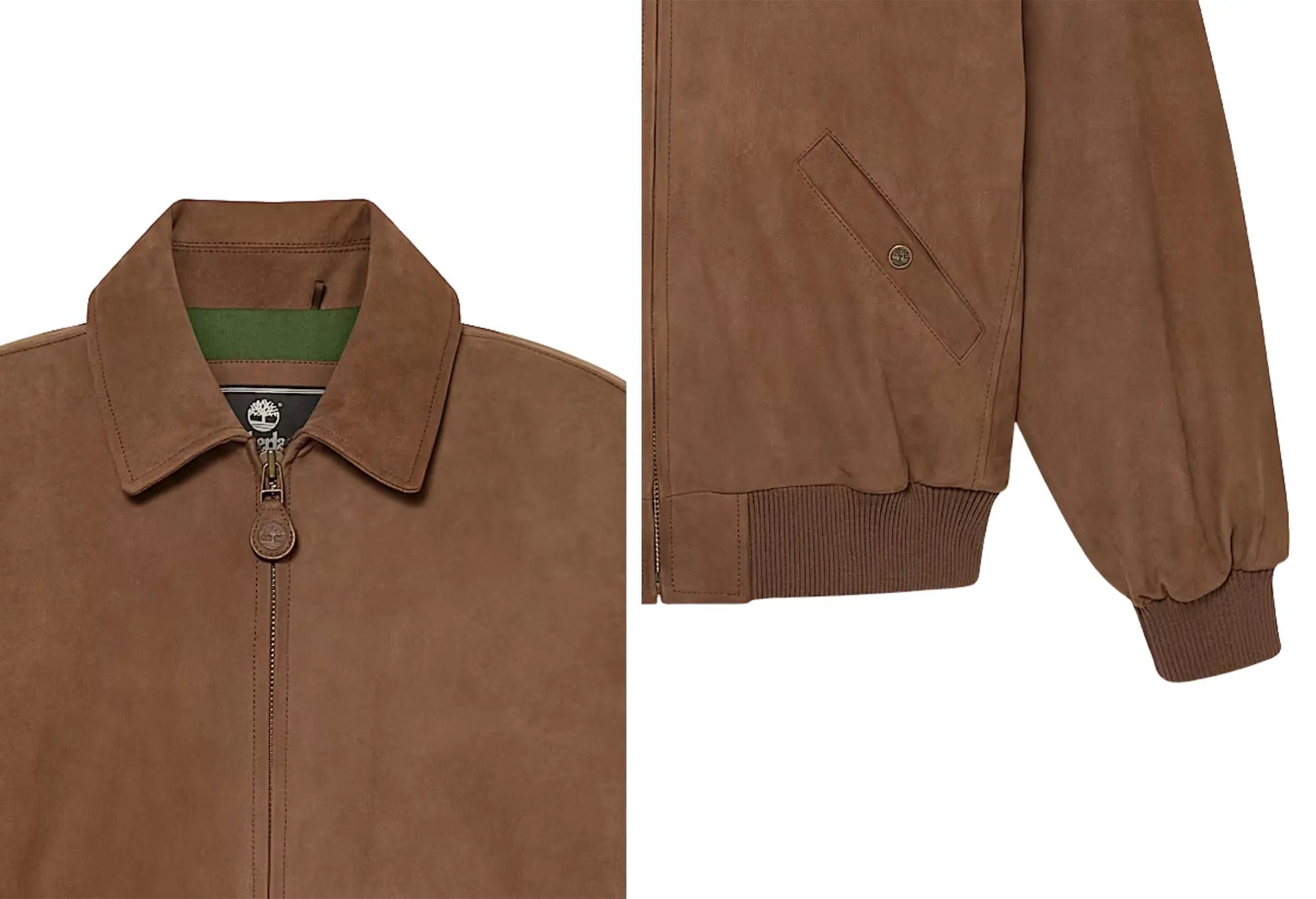 Timberland Re-issue Leather Bomber - Marron Timberland