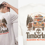 Timberland T-Shirt Blanc "Rugged Active Wear" Timberland
