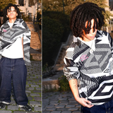 Umbro Printed Drill Top Ultimate Gray Umbro