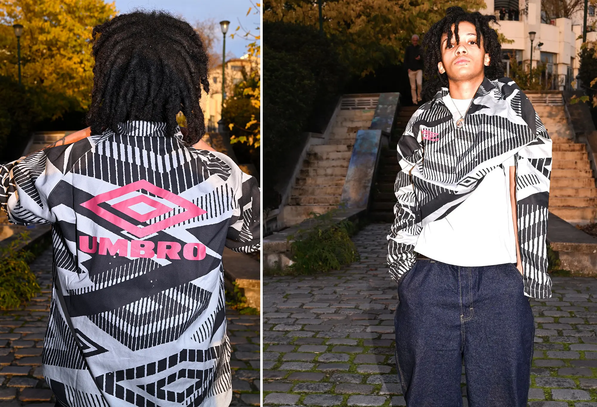 Umbro Printed Drill Top Ultimate Gray Umbro