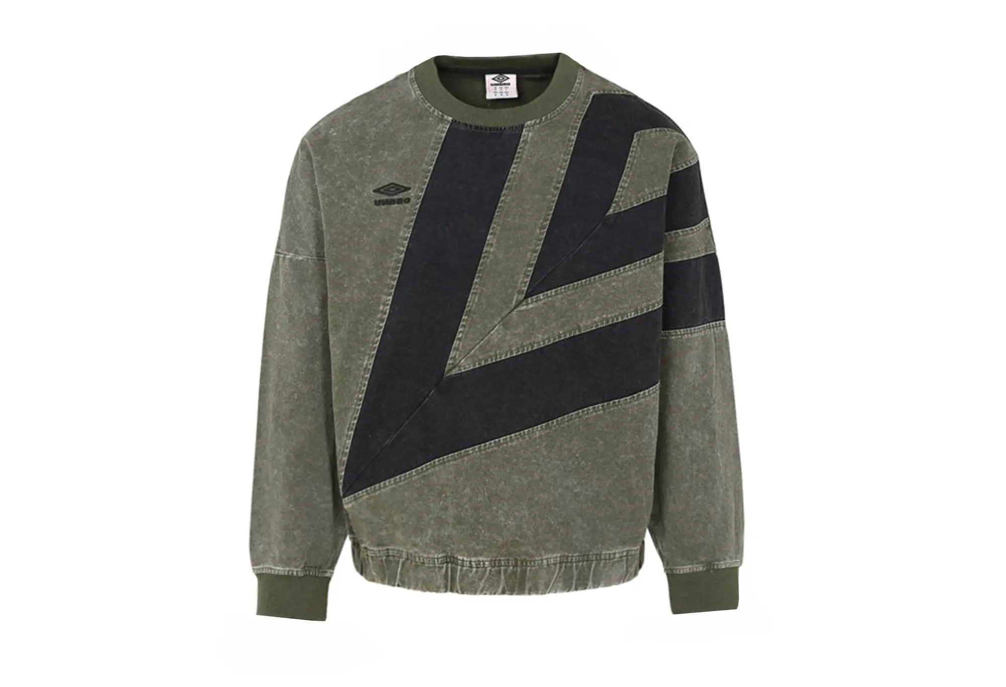 Umbro Sweat Diamond Drill Noir et Vert Délavé Umbro