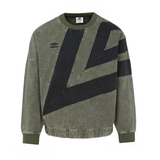 Umbro Sweat Diamond Drill Noir et Vert Délavé Umbro