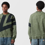 Umbro Sweat Diamond Drill Noir et Vert Délavé Umbro