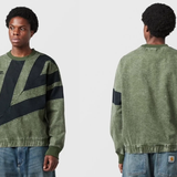 Umbro Sweat Diamond Drill Noir et Vert Délavé Umbro