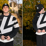 Umbro Sweat Diamond Drill Noir et gris délavé Umbro