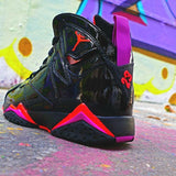 Air Jordan 7 Black Patent GS