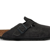 Birkenstock Boston Velvet Grey NARROW FIT