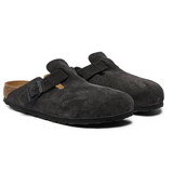 Birkenstock Boston Velvet Grey NARROW FIT