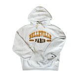 Sweat capuche Gris 'Paris-Belleville'