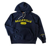 Navy 'Belleville-Paris' hoodie