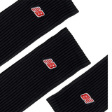 New Balance Chaussettes Patch Logo Noir X3