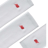 New Balance Chaussettes Patch Logo Blanc X3