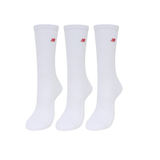 New Balance Chaussettes Patch Logo Blanc X3