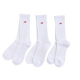 New Balance Chaussettes Patch Logo Blanc X3