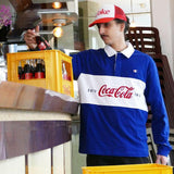 Champion X Coca-Cola long sleeve polo shirt